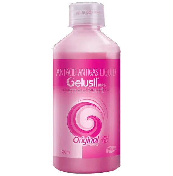 gelusil mps original sugar free mint liquid 200 ml